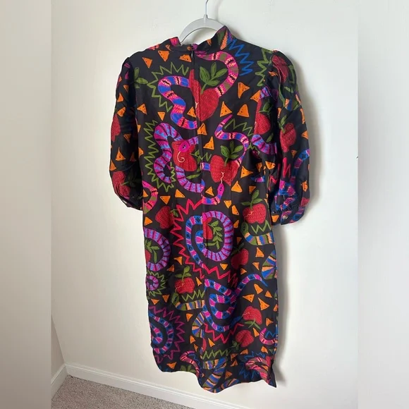 Farm Rio Snake Garden Midi Dress - Picture 4 of 6